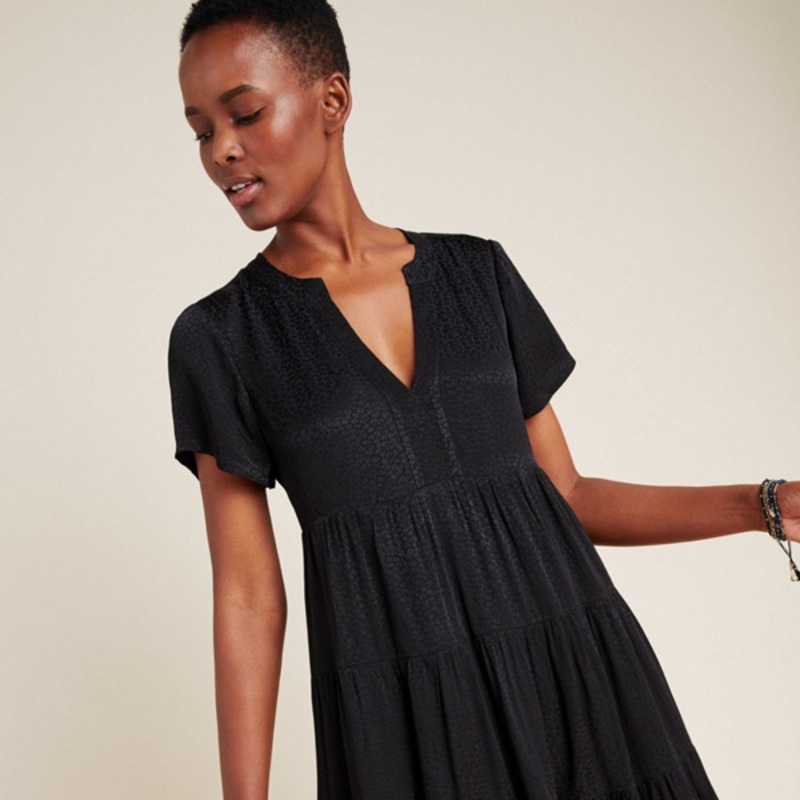 Sacha Jacquard Tiered Tunic