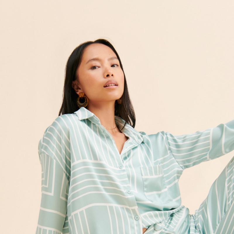 Norma Geometric Buttondown