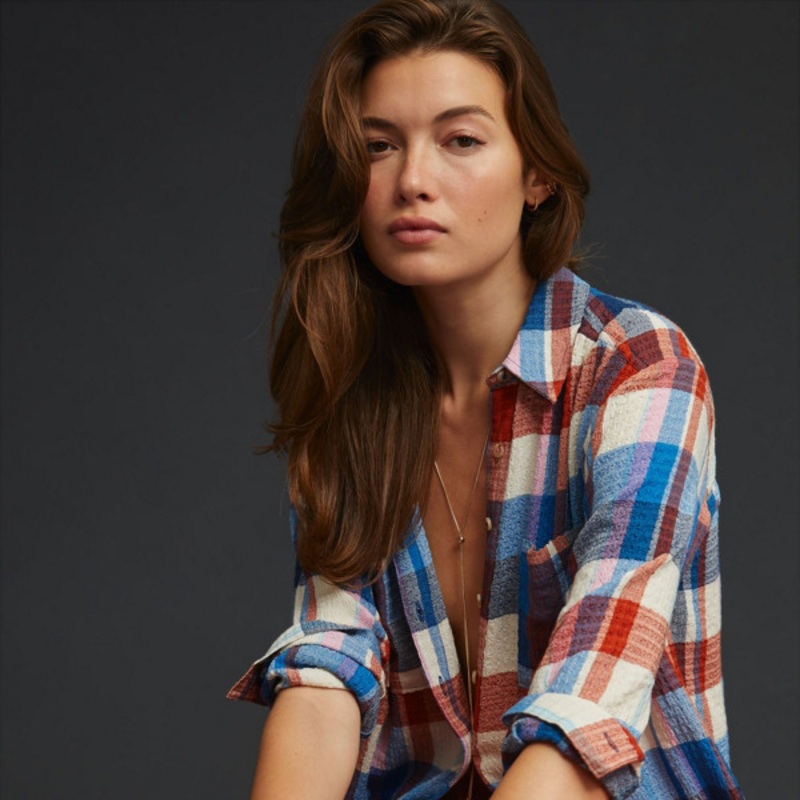 Ally Plaid Buttondown