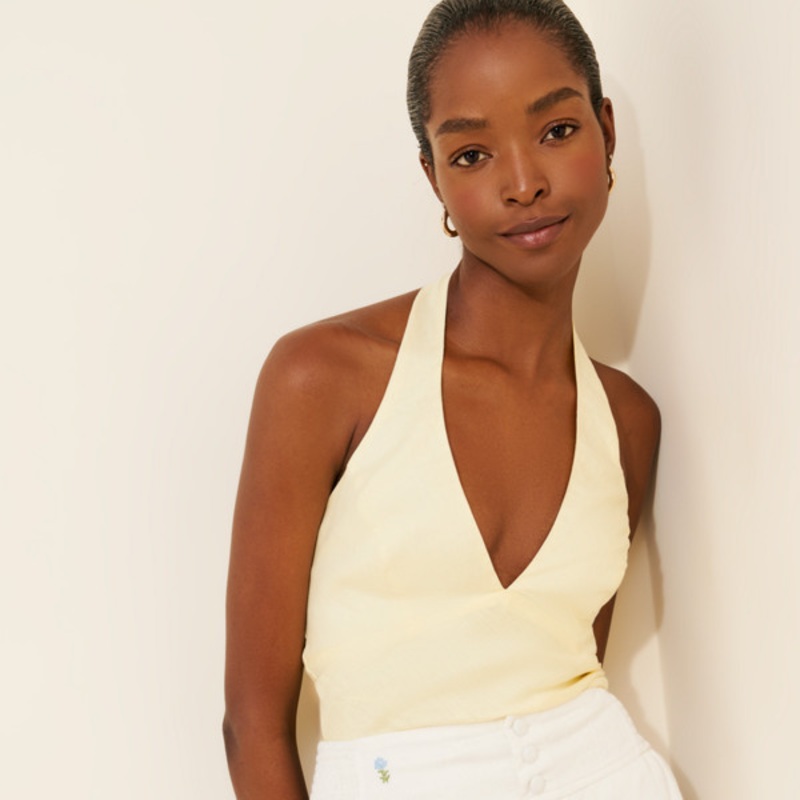 Embroidered Scallop-Hem Bloomer Shorts