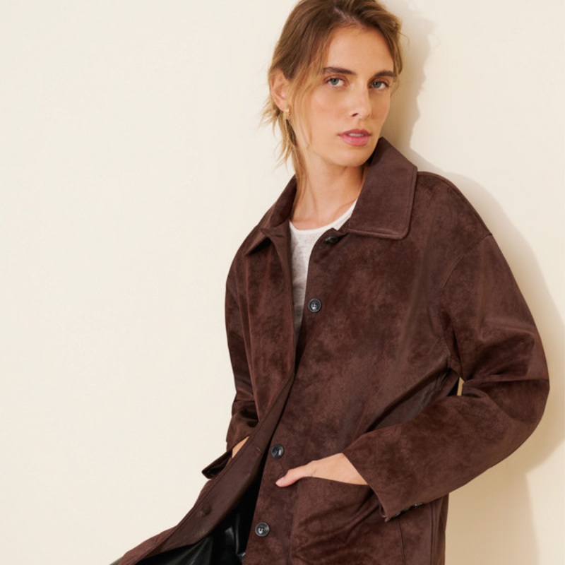 Rita Vegan Suede Jacket