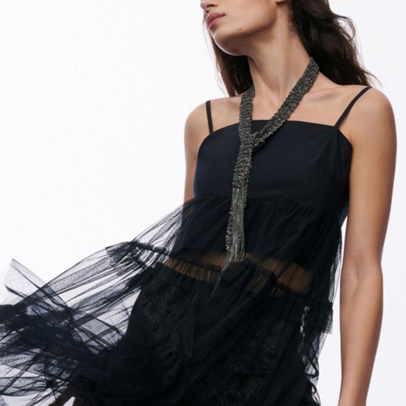 Tiered Tulle Tunic