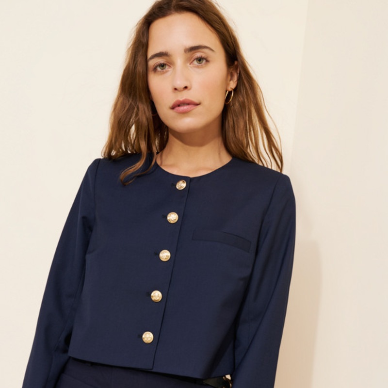 Agnes Collarless Jacket