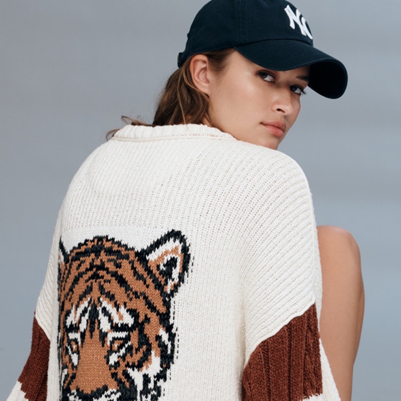 Cable-Knit Icon Zip-Up Sweater