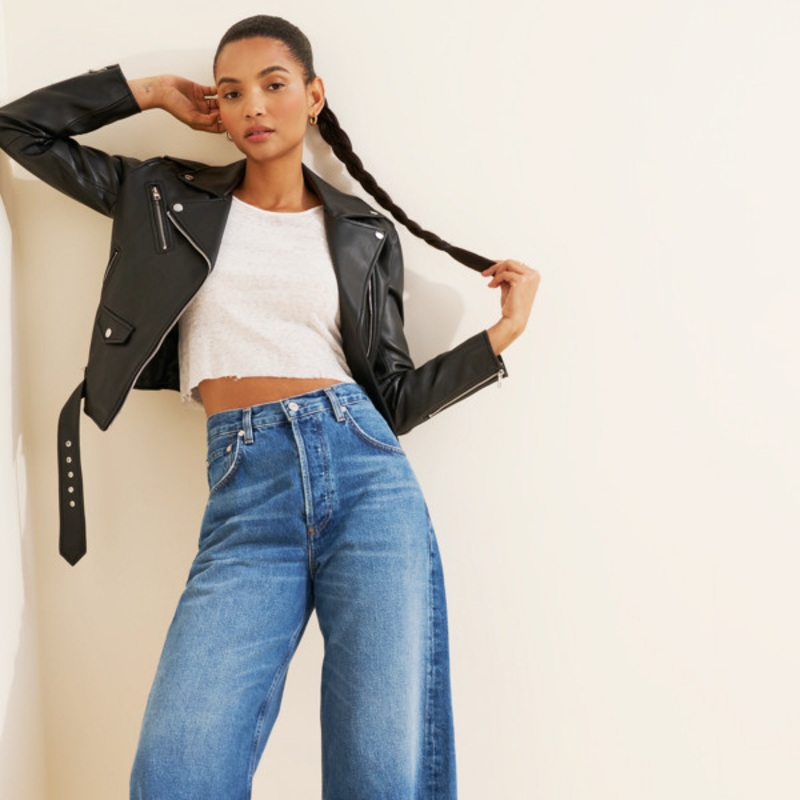Ayla Raw Hem Crop Jeans