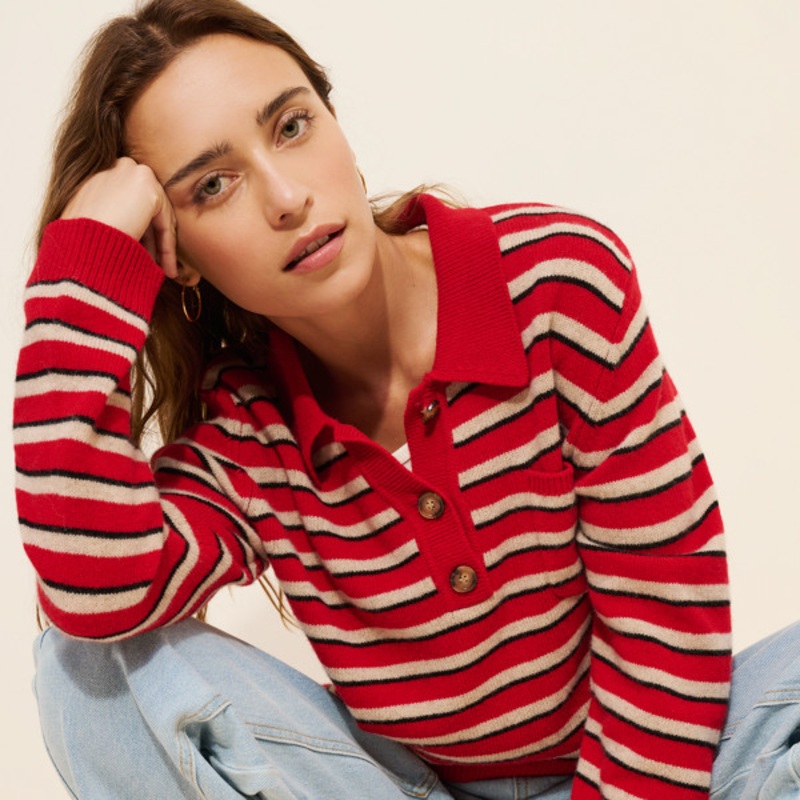 Cori Collared Pullover Sweater