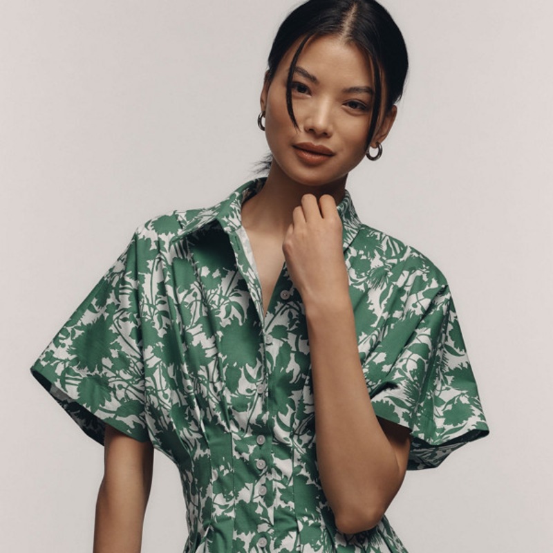 The Tobie Pleated Blouse: Short-Sleeve Edition