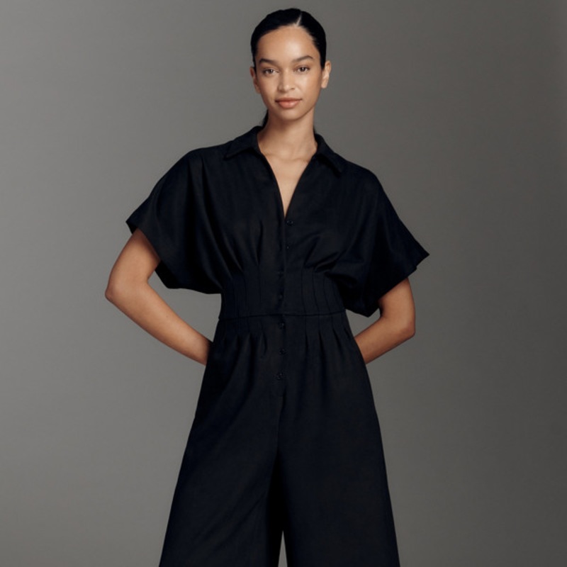 The Tobie Vegan Suede Jumpsuit