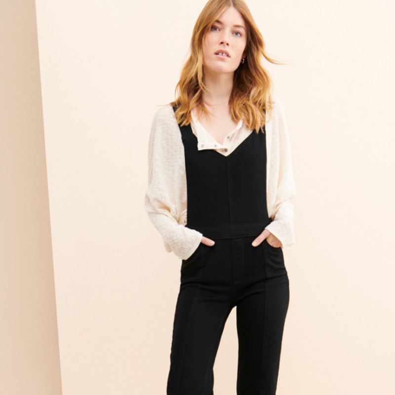 Atley Crop Flare Overalls