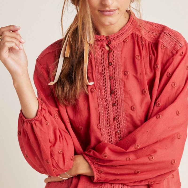 Auguste Embroidered Blouse