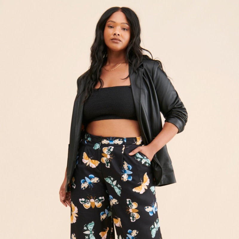 Butterfly Wide Leg Pants