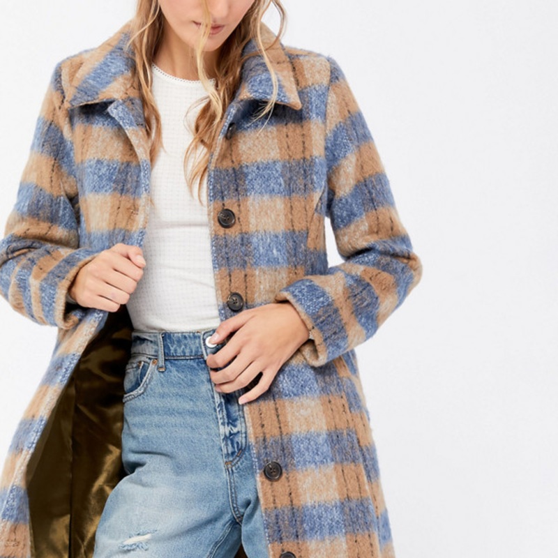 Rita Brushed Wool Coat