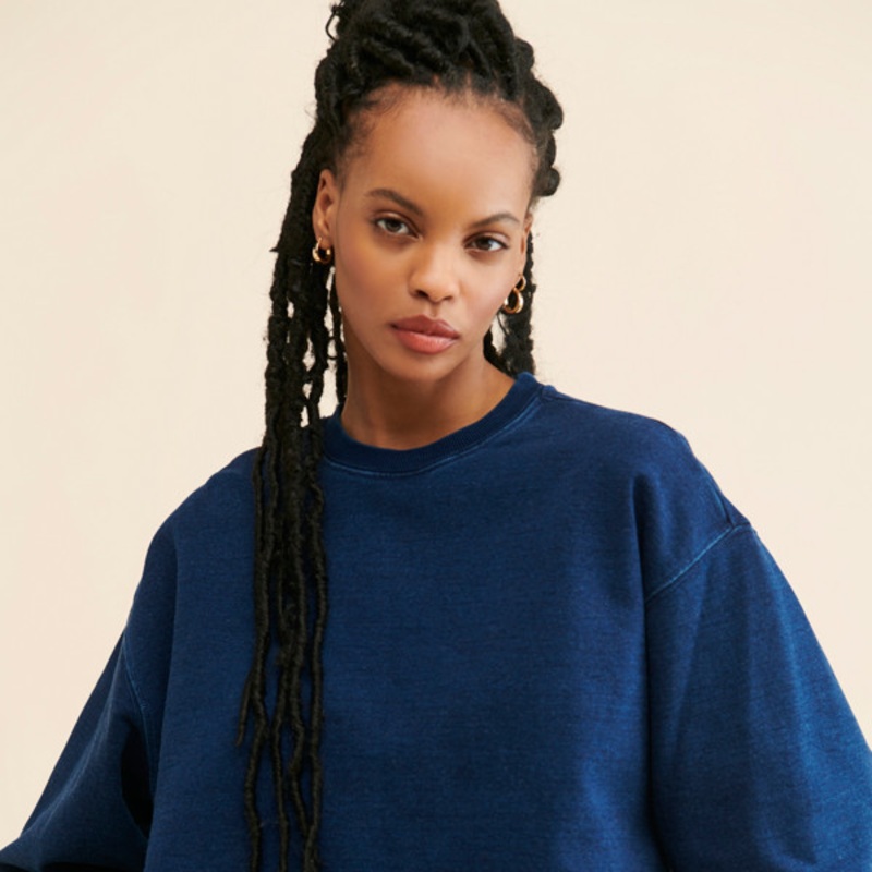 Cropped Baggy Sweatshirt