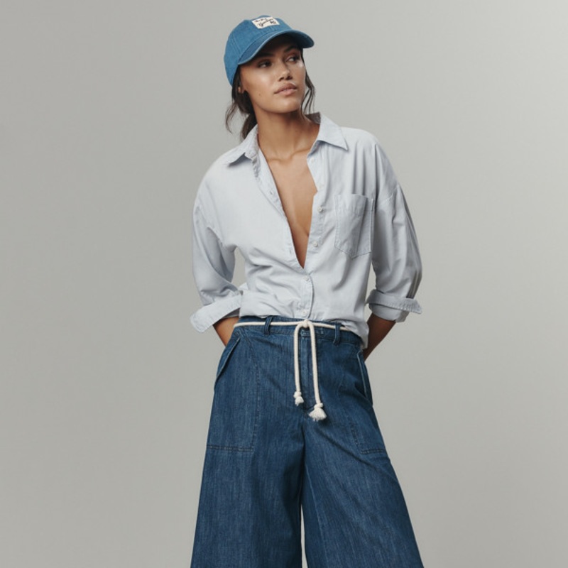 High-Rise Wide-Leg Jeans