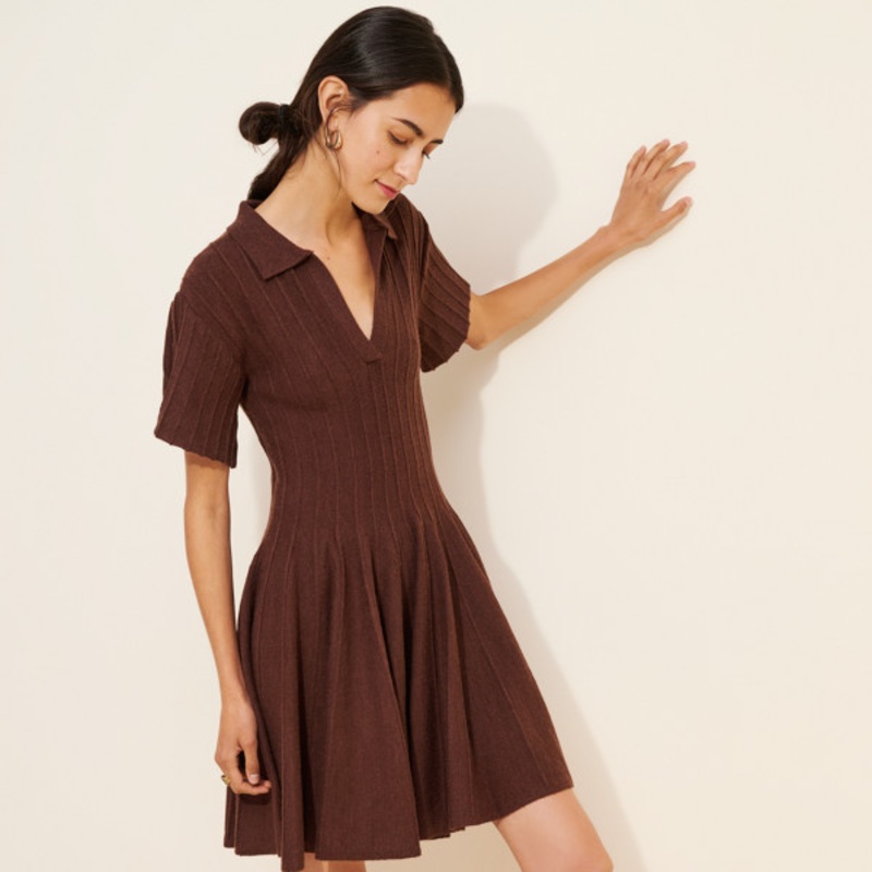 A-Line Mini Sweater Dress