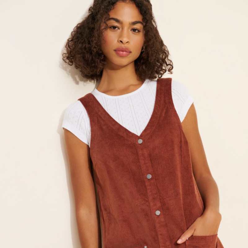 Aletta Corduroy Mini Dress