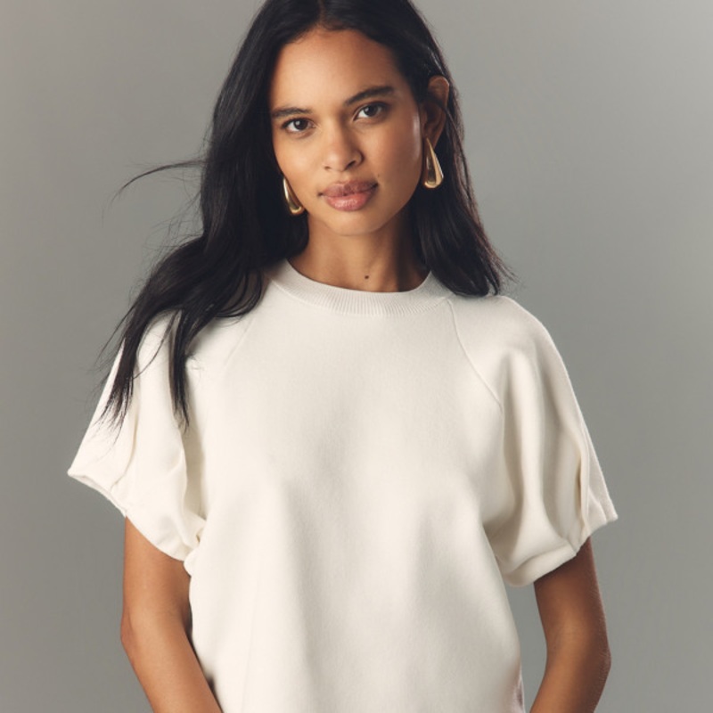 Crew-Neck Sweater Tee