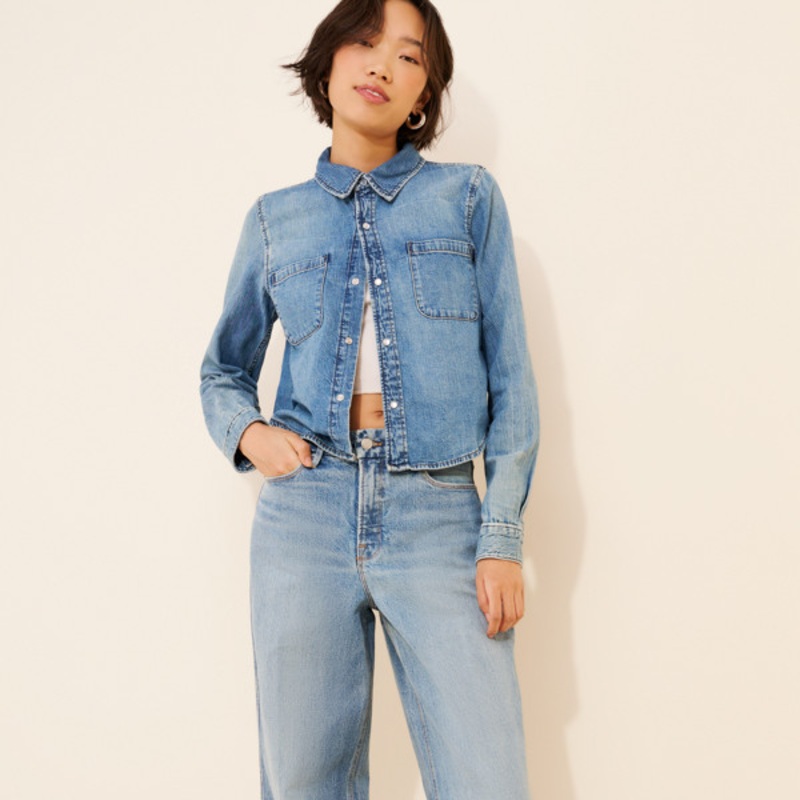 Good Skate Mid-Rise Wide-Leg Jeans