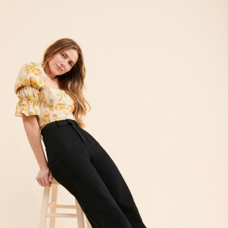 Sailor Wide-Leg Jeans