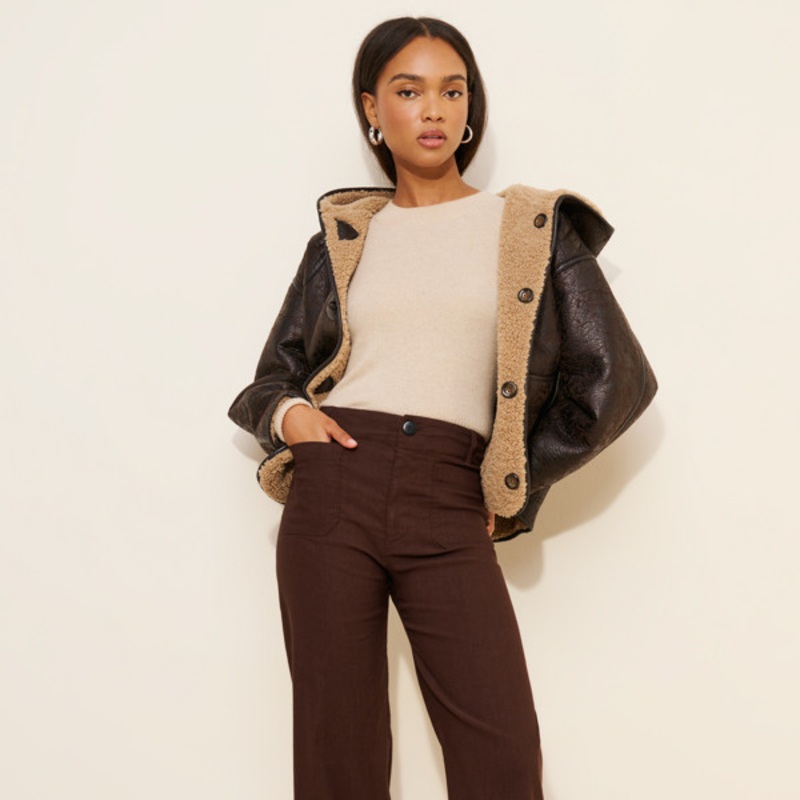 The Colette Full-Length Wide-Leg Pants