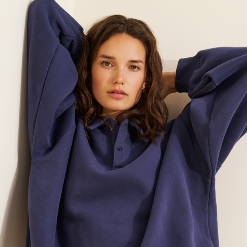 Airport Collared Sweatshirt