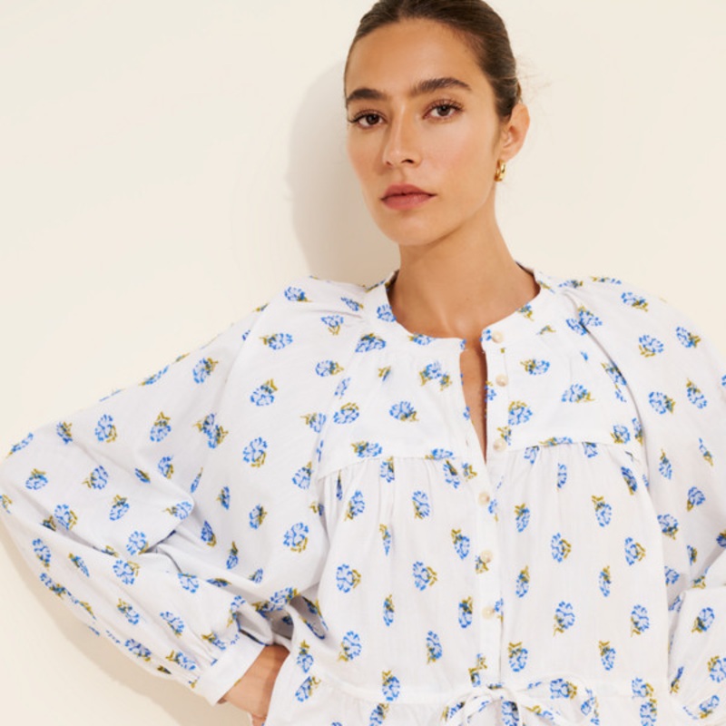 Babydoll Batwing Blouse