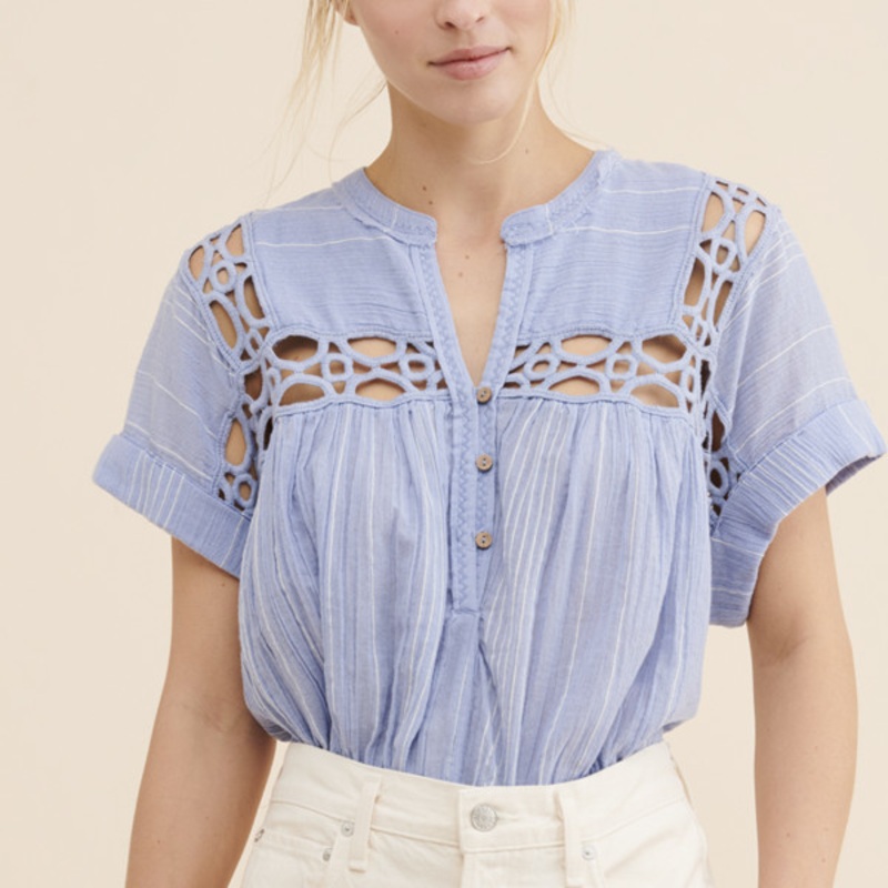 Cedar Eyelet Blouse