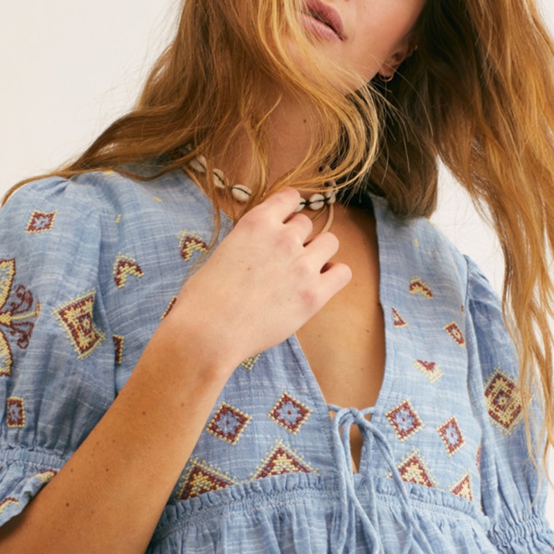 Tallulah Embroidered Blouse