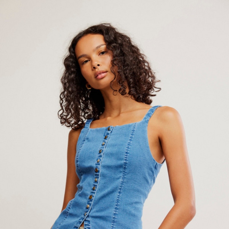 A Moment In Time Denim Vest