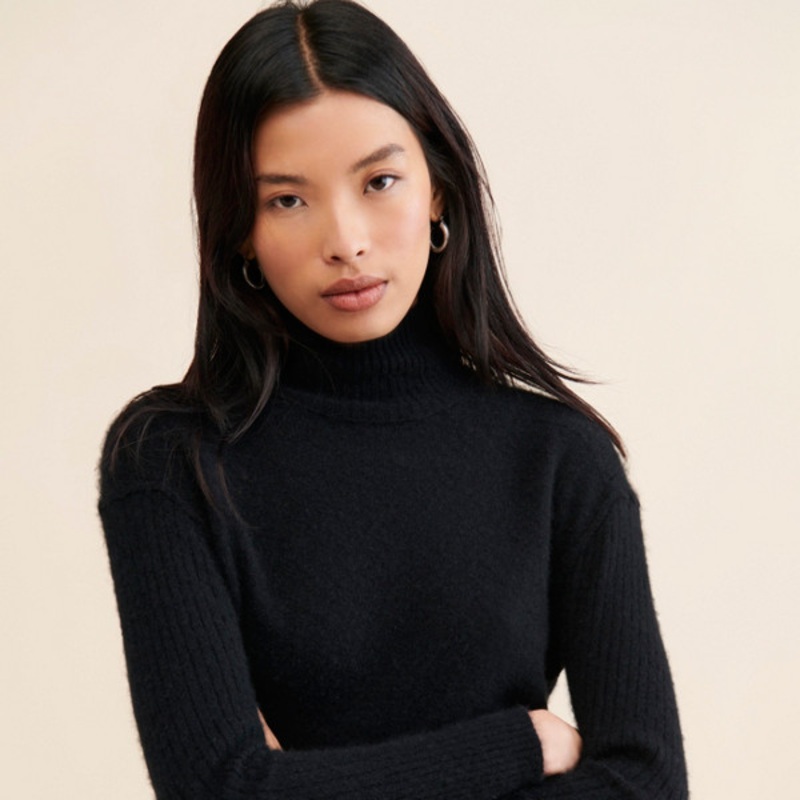 Aubrey Cashmere Turtleneck Sweater