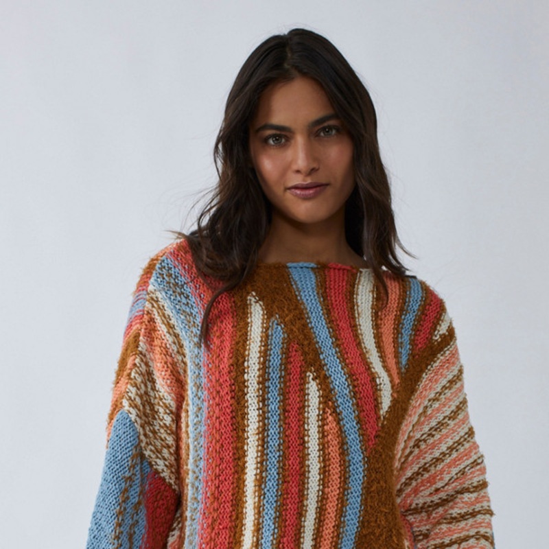 Baja Striped Pullover