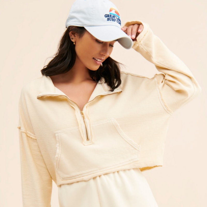 Kitty Quarter Zip Pullover