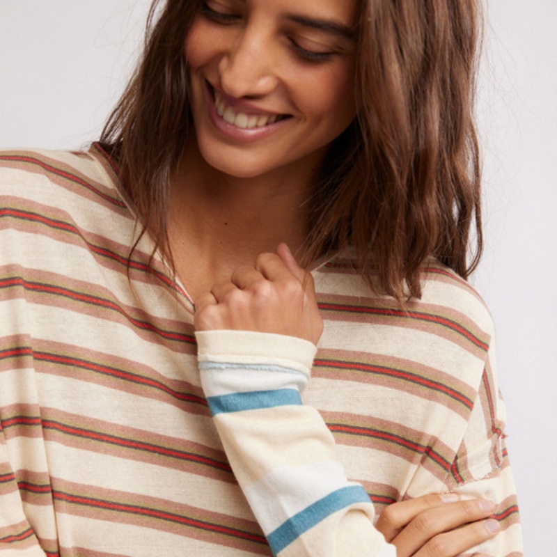 Nina Stripe Long Sleeve Tee