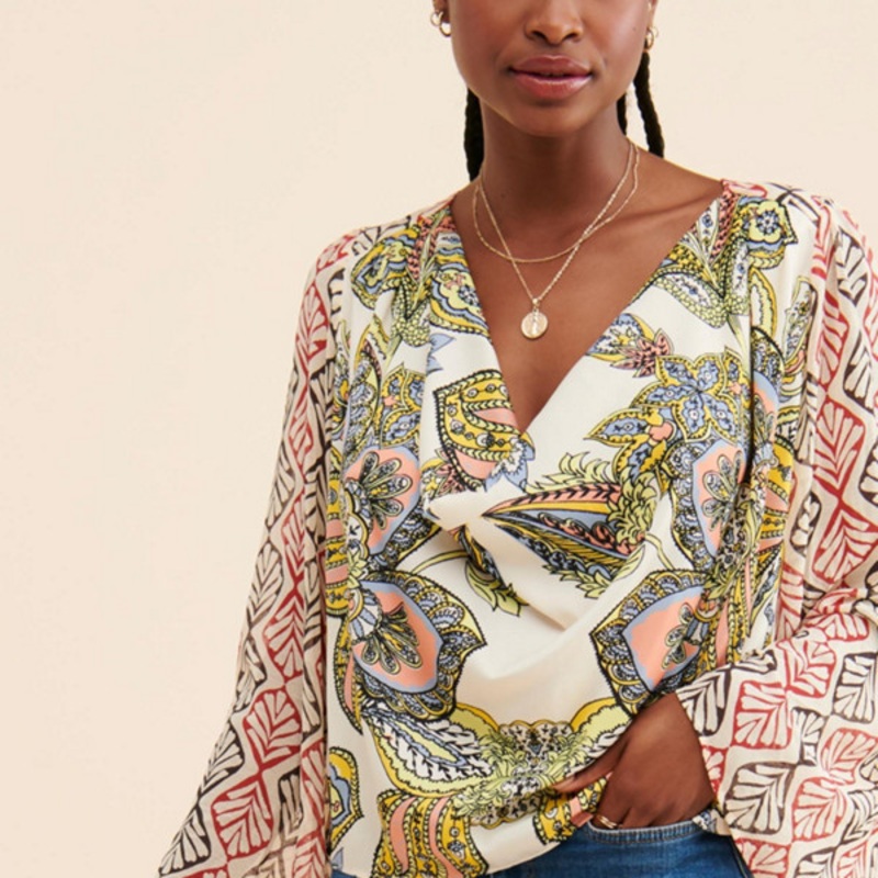 Aleena Printed Blouse