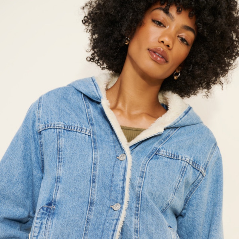 Asher Cozy Denim Jacket