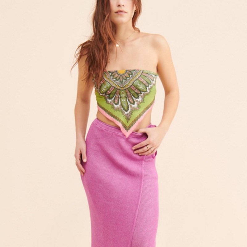 Borderline Midi Skirt