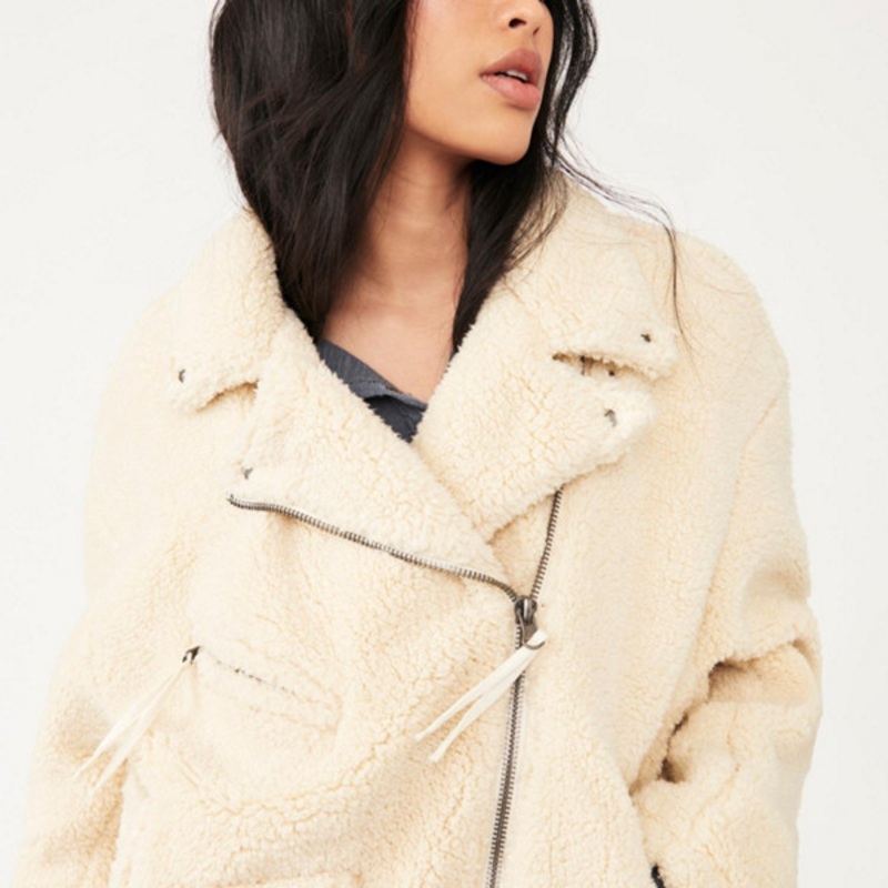 So Cozy Slouchy Moto Jacket