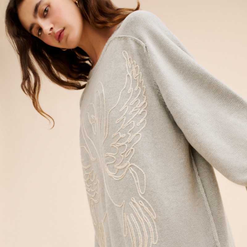 Graphic Crewneck Sweater