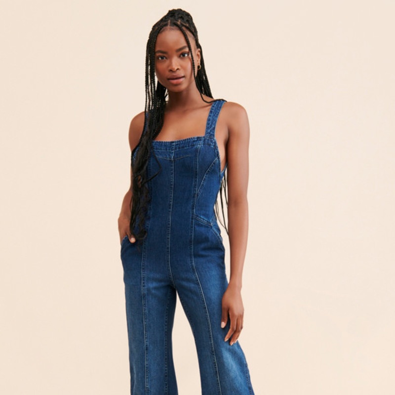 Kendra Denim Jumpsuit