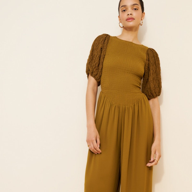 Temperley Puff Sleeve Jumpsuit