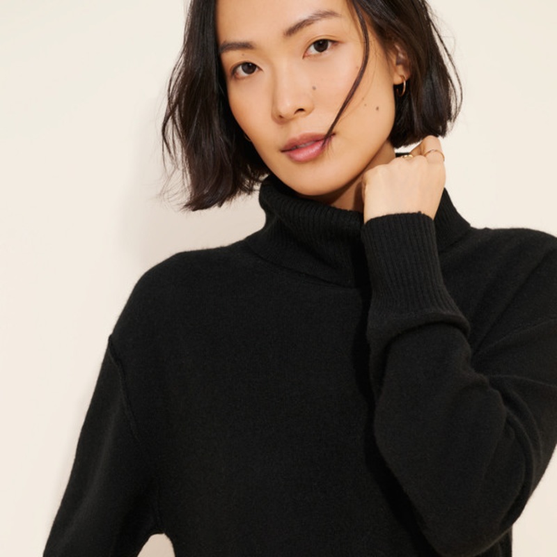 Treasure Cashmere Turtleneck Sweater