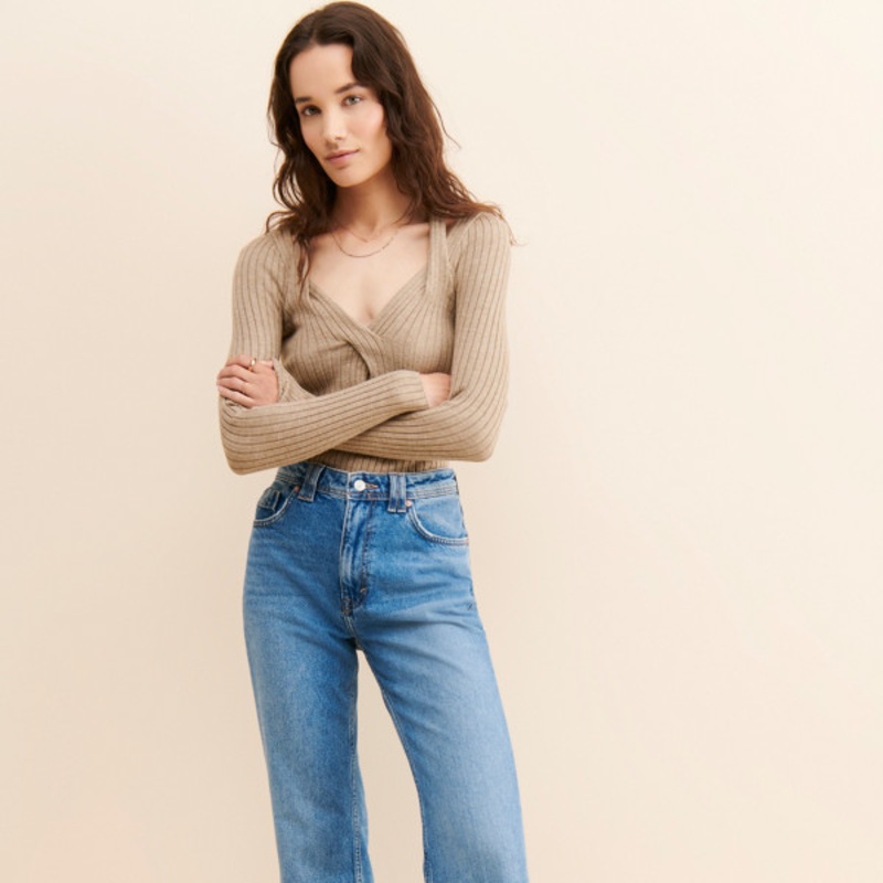 Ava High-Rise Slim Flare Jeans