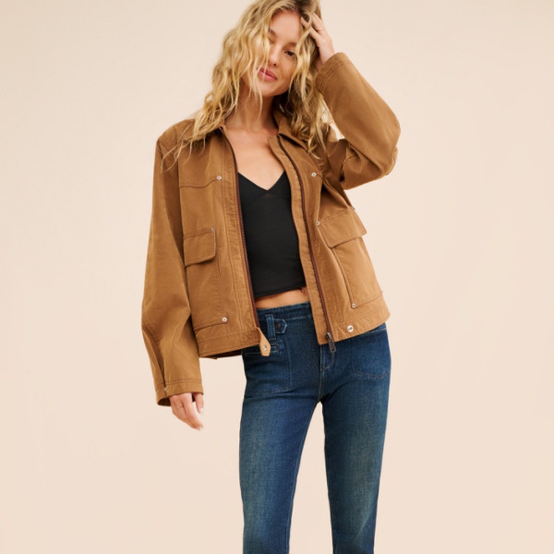 CRVY Evie Slim Bootcut Jeans