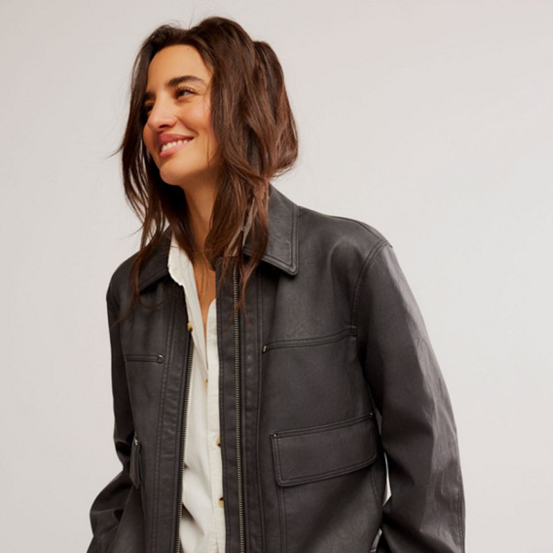Blair Vegan Leather Jacket