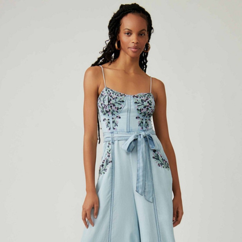 Brigitte Embroidered Jumpsuit