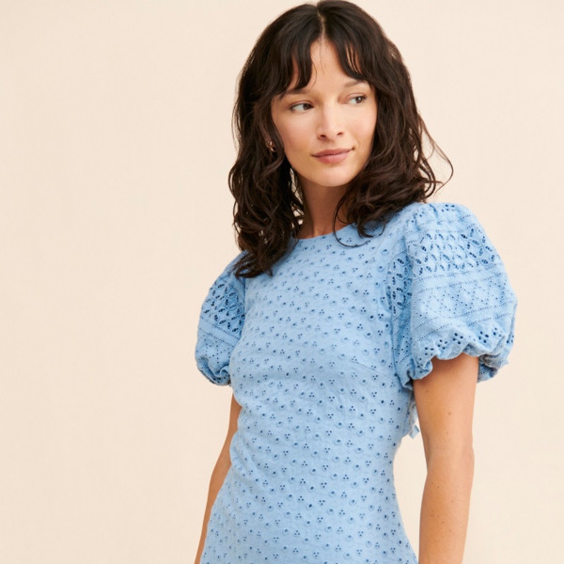 Apricot Rose Mini Dress