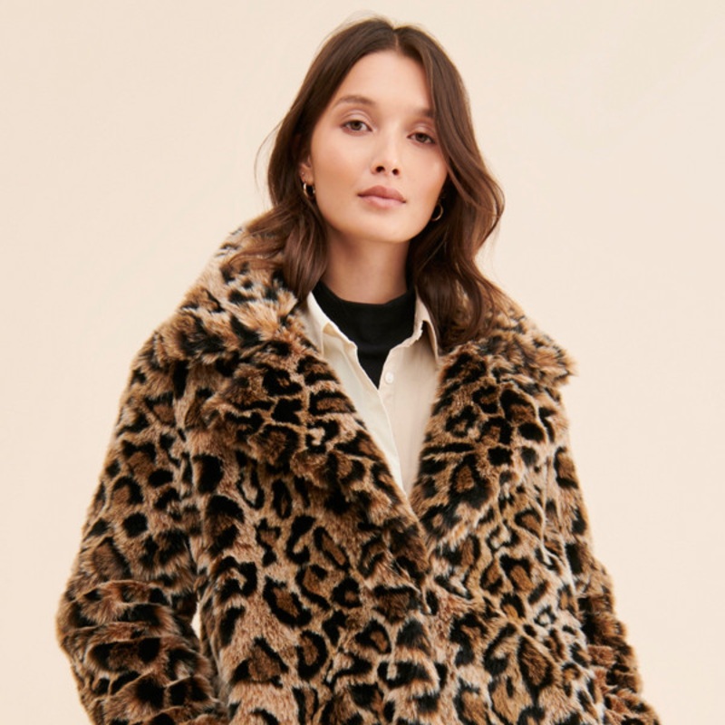 Lola Leopard Coat