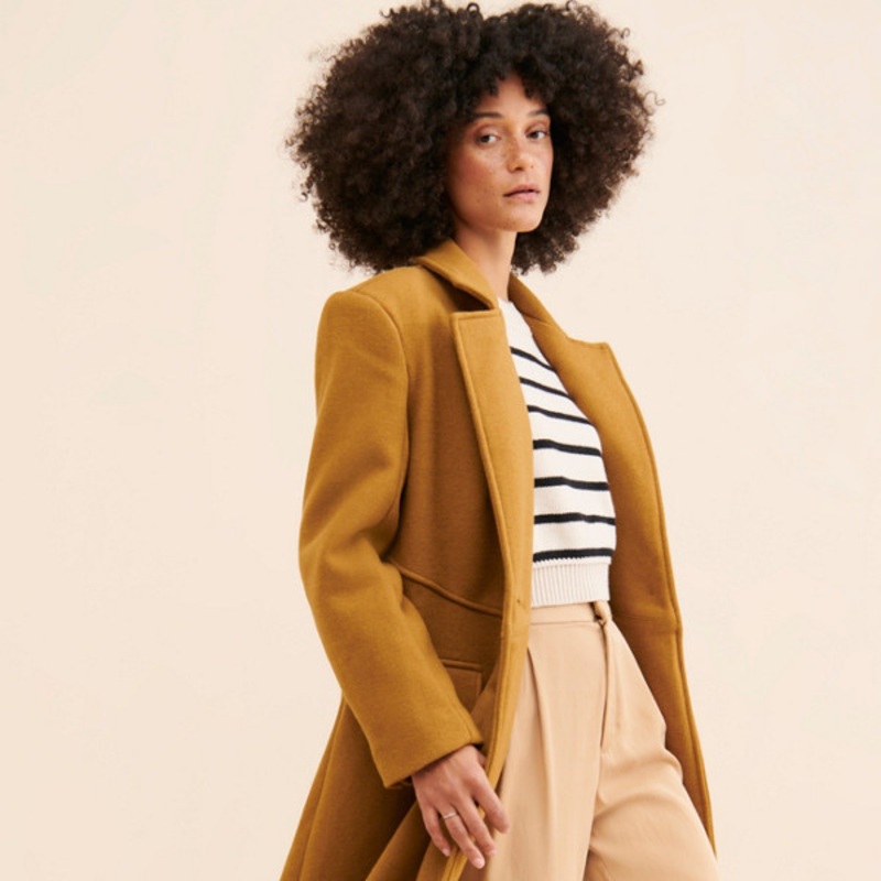 Victoria Pleated Coat