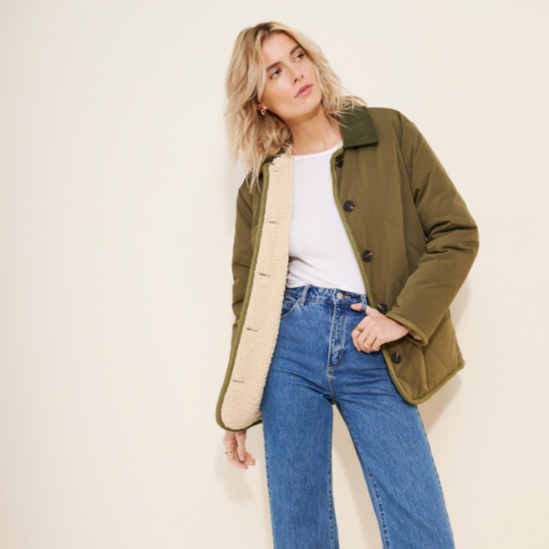 Arnelle Teddy Reversible Jacket