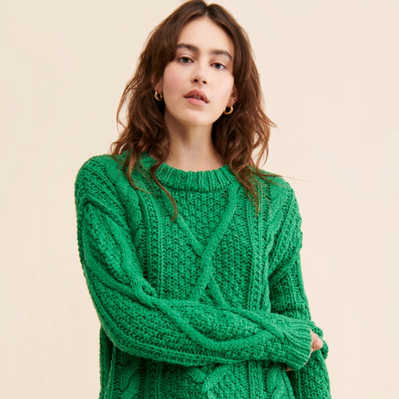 Cutting Edge Cable Pullover